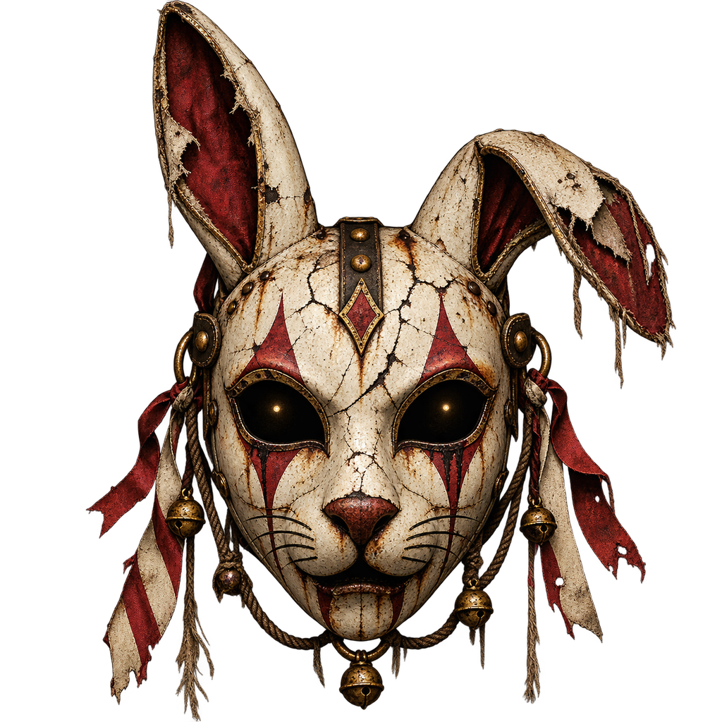 Distressed Rabbit Mask